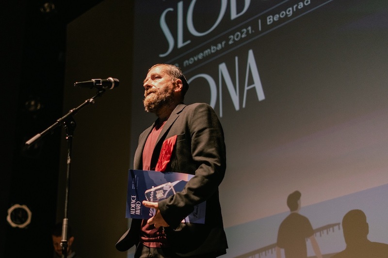 Vladimir &Scaron;ojat prima Nagradu publike (Foto Tanja Drobnjak).jpg