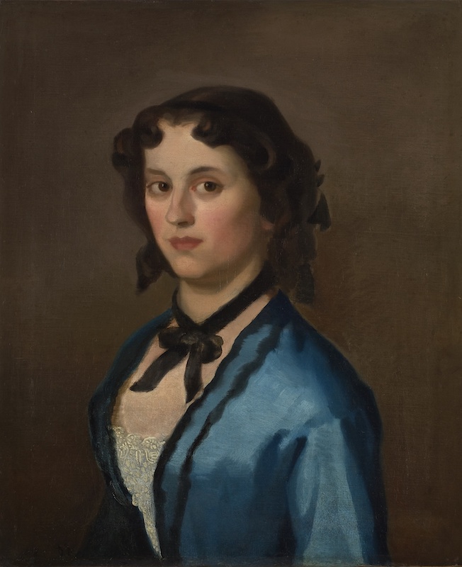 Djura Jaksic - Devojka u plavom, 1855.jpg