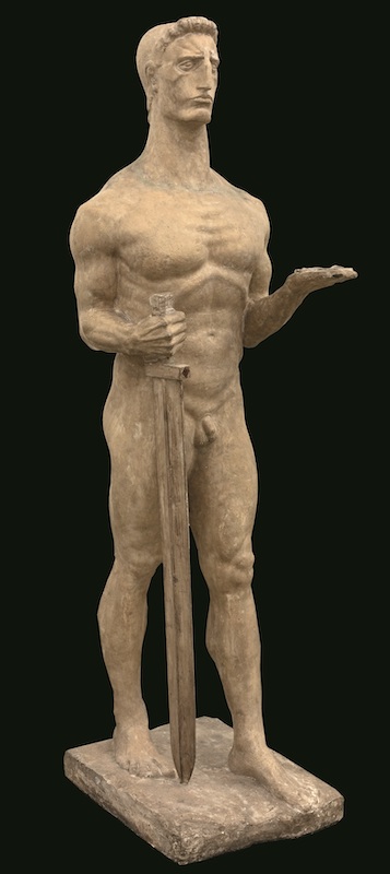 Pobednik, 1913, gips.jpg