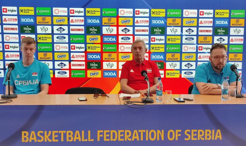 Селектор Светислав Пешић одржао конференцију за медије пред меч са Белгијом