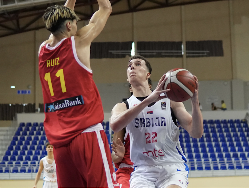 КОШАРКА - Кадети после драме изгубили од Шпаније на ЕП