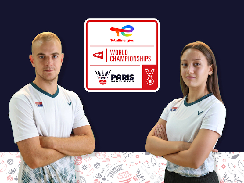 БАДМИНТОН - ВИТМАНОВА И ТОМИЋ У ШЕСНАЕСТИНИ ФИНАЛА СВЕТСКОГ ПРВЕНСТВА