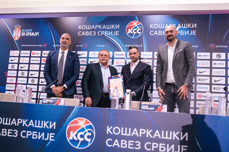 КОШАРКА - Званична промоција новог селектора репрезентације Србије Душана Алимпијевића