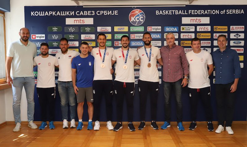 КОШАРКА: Пријем у Кући кошарке 3х3 репрезентације Србије