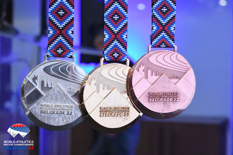 Откривен дизаjн медаља Светског атлетског првенства у дворани Београд22