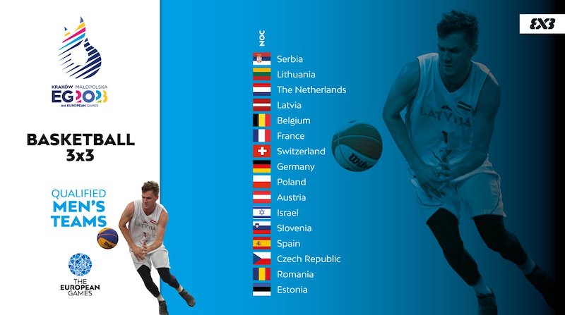 КОШАРКА - Србиjа међу баскет 3на3 тимовима коjи ће се такмичити на Европским играма 2023. године