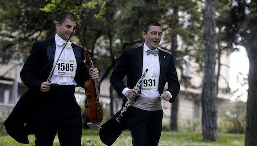 Београдска филхармониjа на Београдском маратону