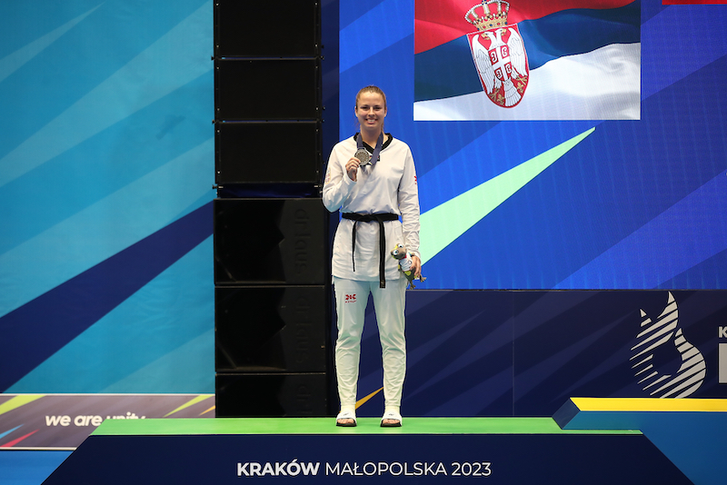 Сребрна Надица Божанић наставила низ осваjања медаља за Србиjу на Европским играма