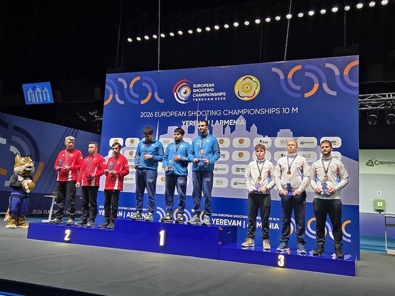 СТРЕЉАШТВО - Европска бронза за мушки тим Србиjе пиштољем