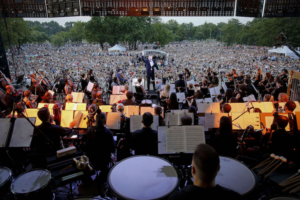 Нови спектакуларни концерт Београдске филхармониjе на отвореном