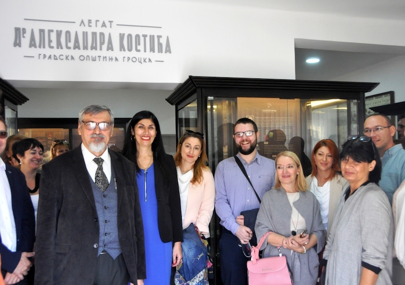 Хистолози и ембриолози   Српског лекарског друштва  у посети Легату др Александра Костића у Гроцкој