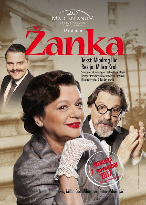 Представа Жанка, Опере и театра Мадленианум