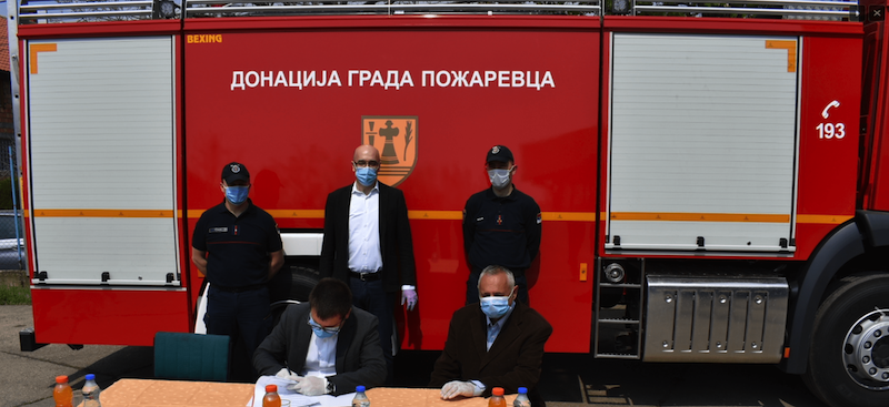 Град Пожаревац набавио ново возило за потребе Ватрогасно спасилачких јединица